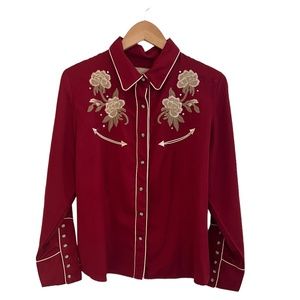 Beautiful vintage Women's Scully Western Shirt - Large  Tailored!
